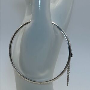 Vintage Sterling Silver Bangle Bracelet